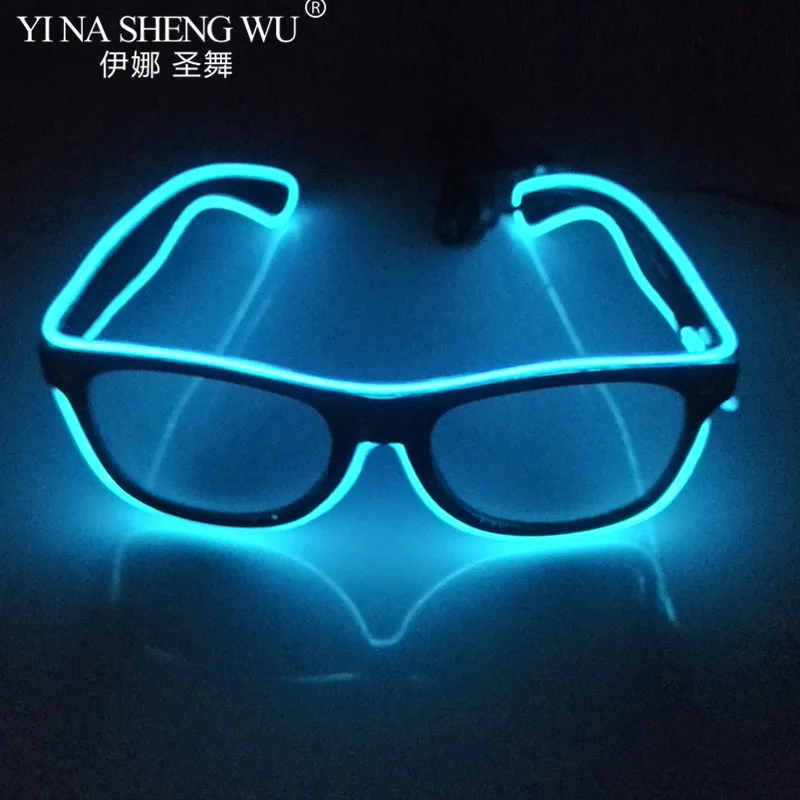 새로운 플래싱 안경 EL 와이어 LED 안경 발광 할로 - Led El Wire 리뷰 및 가격