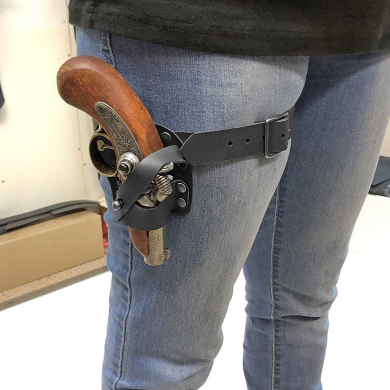 미니 피스톨 더링거 레그 가터 홀스터 르네상스 해적 장 - Cosplay Prop Pistol 리뷰 및 가격