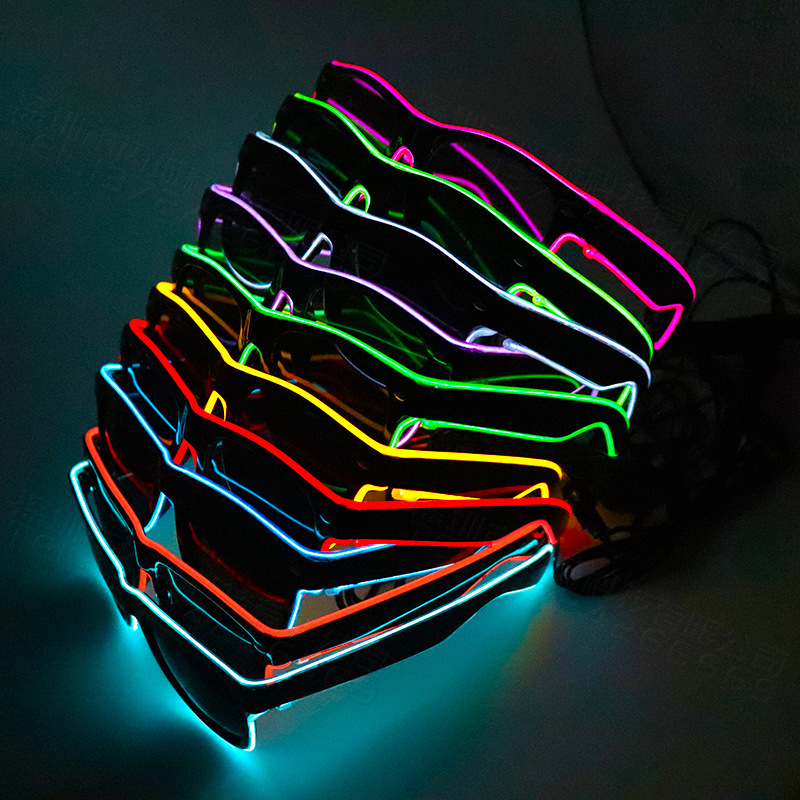 깜박이는 EL 와이어 LED 안경, 빛나는 파티 장식  - Led El Wire 리뷰 및 가격
