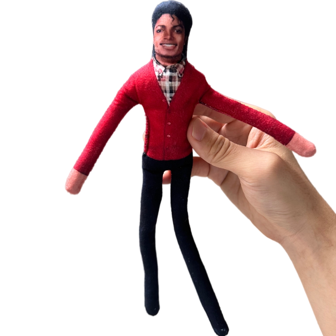 1-6개 마이클 잭슨 코스프레 소품 인형 플러시 피규어 - Anime Cosplay Prop 리뷰 및 가격
